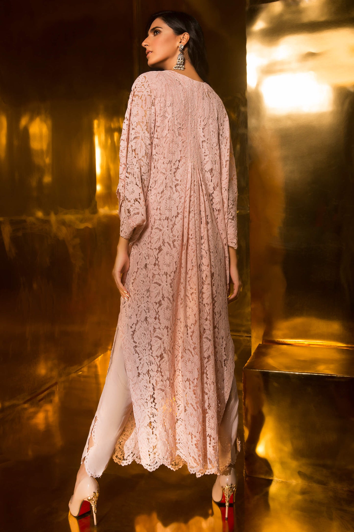 LUX-02 BLUSH KAFTAN